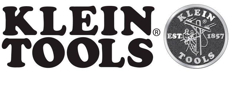Klein tools logo on a white background.