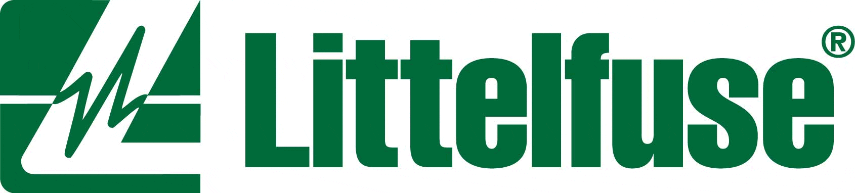 The littlefuse logo on a white background.